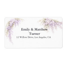 Etiqueta Casamento Regency Wisteria