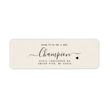 Casamento Romântico de Cores de Creme de Script Mi