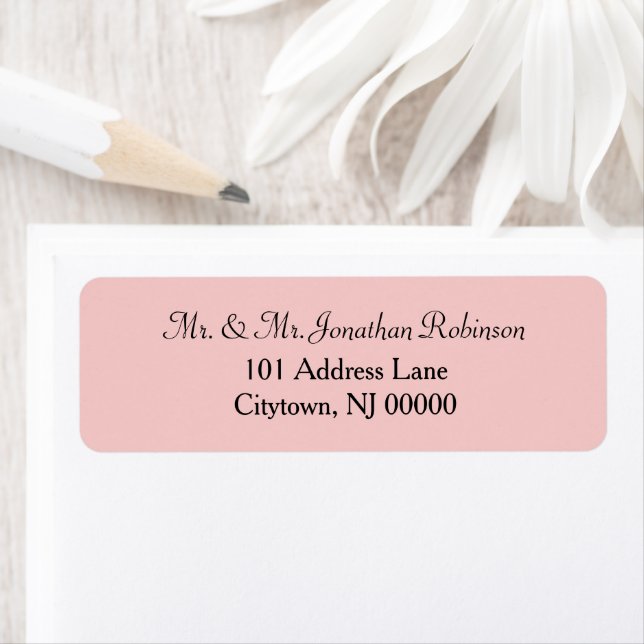 Etiqueta Casamento Rosa Pastel (Insitu)