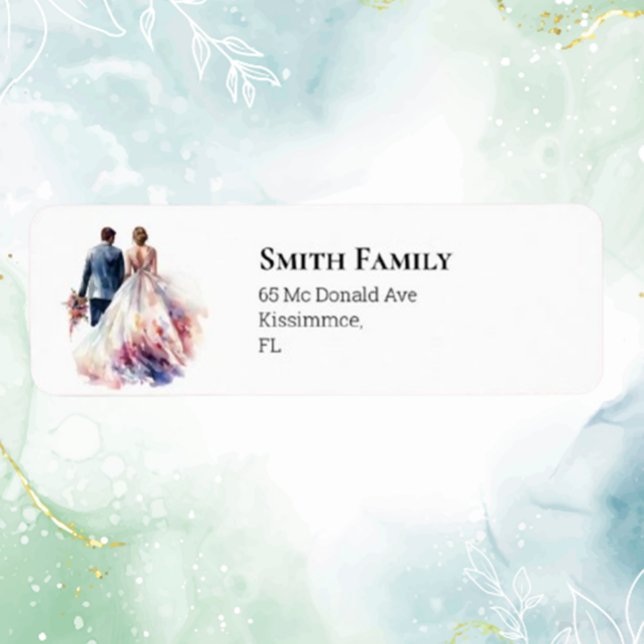 Etiqueta Casamento Rustic Classic Boho Floral (Add a heartfelt touch to your special day with our rustic classic boho floral label.)