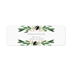 Etiqueta Casamento Rustic Modern Geométrico Olive Brands