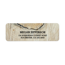 Etiqueta Casamento Rustic Wood Texture