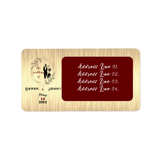 Etiqueta Castanho (Frente)