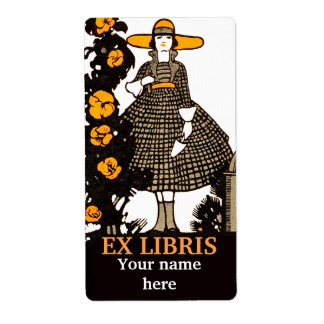 Etiqueta Catálogo e livraria do jardim de vinagre