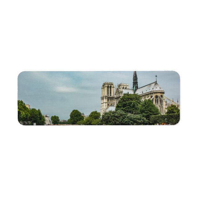 Etiqueta Catedral de Notre Dame em Paris (Frente)