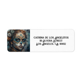 Etiqueta Catrina Azul, personalizada