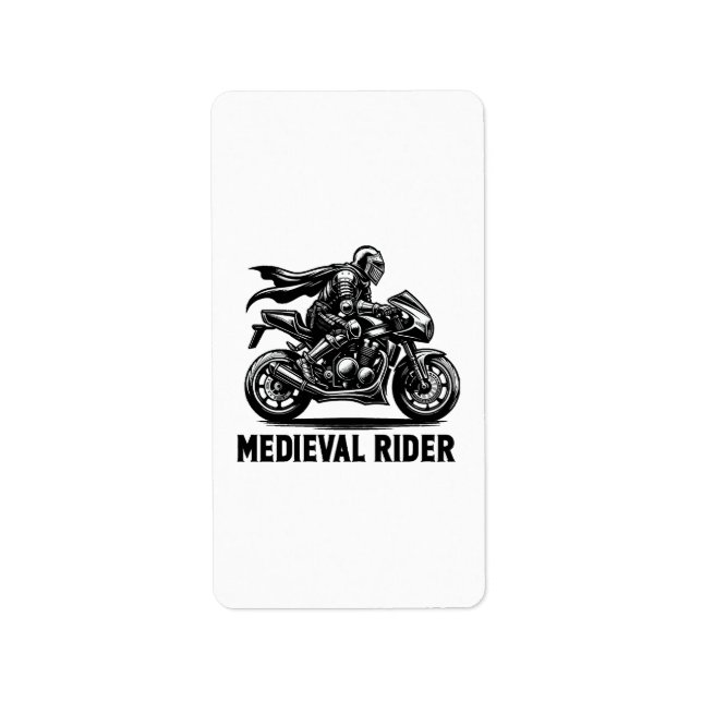 Etiqueta Cavaleiro medieval (Frente)