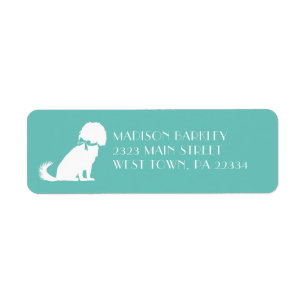 Etiqueta Cavalier King Charles Spaniel Dog Puppy