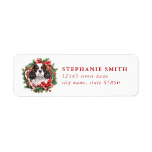 Etiqueta Cavalier King Charles Spaniel Endereço Labels