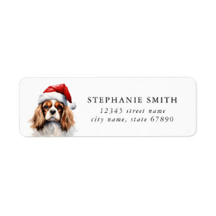 Etiqueta Cavalier King Charles Spaniel Endereço Labels