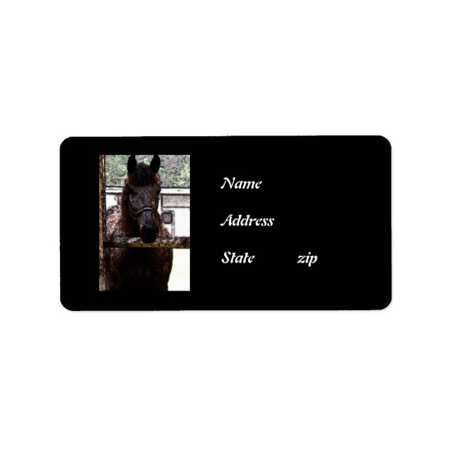 Etiqueta Cavalo (Frente)