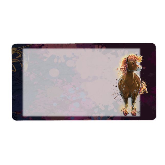 Etiqueta Cavalo de Fogo (Frente)
