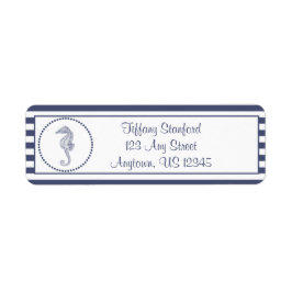 Etiqueta Cavalo de mar náutico | Personalizado