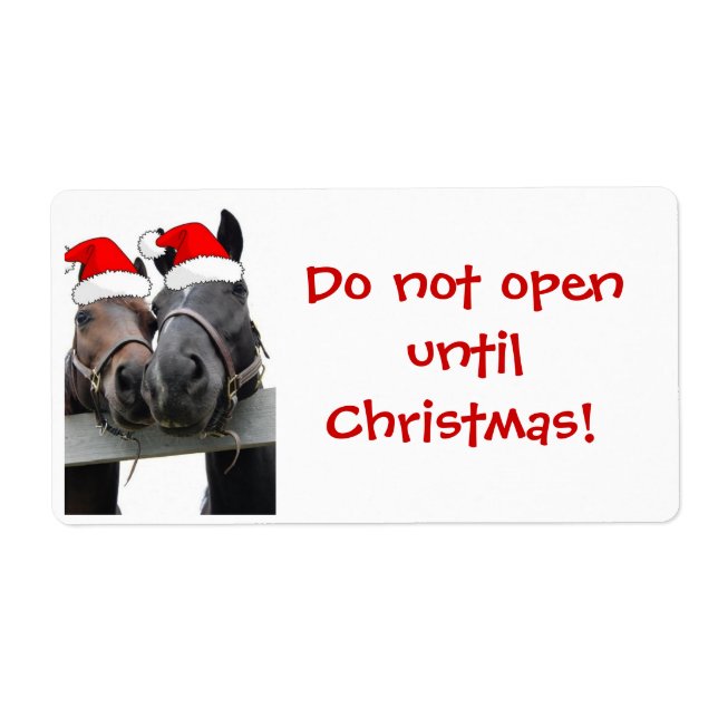 Etiqueta Cavalos do País de Natal (Frente)