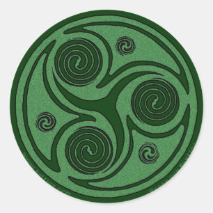 Etiqueta celta da arte, Triskel #2 espiral