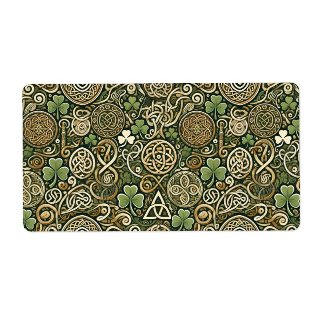 Etiqueta Celtic Bloom (Frente)