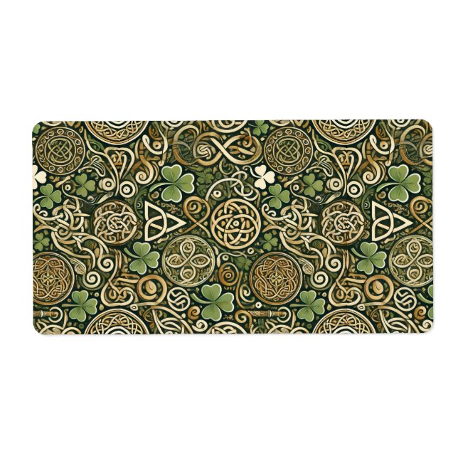 Etiqueta Celtic Bloom (Frente)