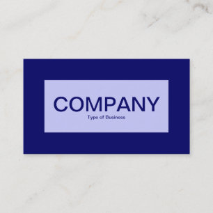 Etiqueta central - Azul pó com azul Marinho