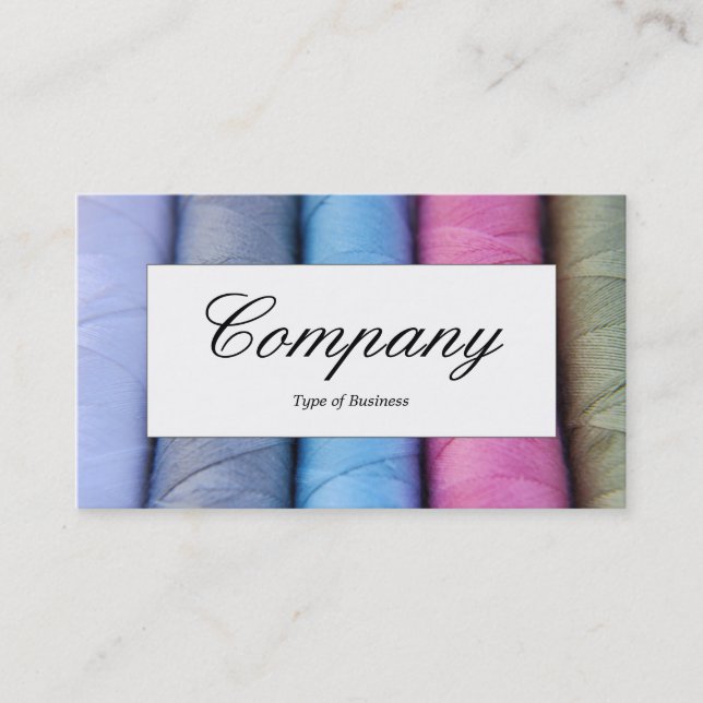 Etiqueta central - bobinas de algodão (Frente)