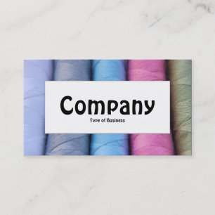 Etiqueta central - bobinas de algodão