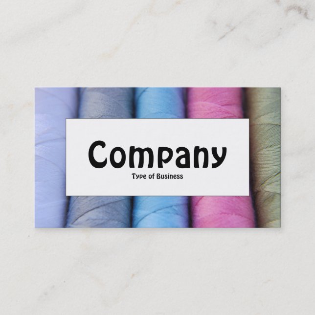 Etiqueta central - bobinas de algodão (Frente)