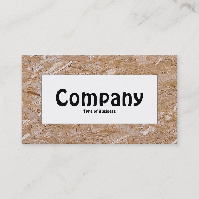 Etiqueta central - Chipboard (Frente)