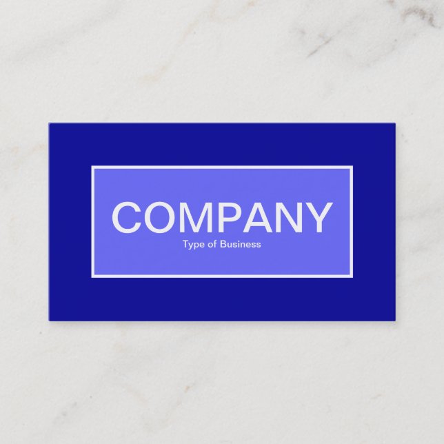 Etiqueta central II - Azul elétrico com azul 00009 (Frente)