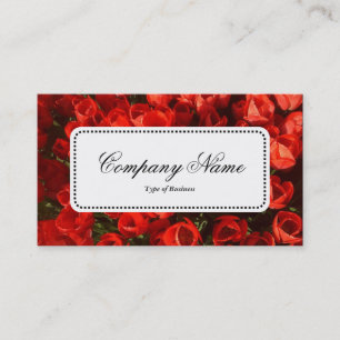 Etiqueta central v5 - Tulipas vermelhas