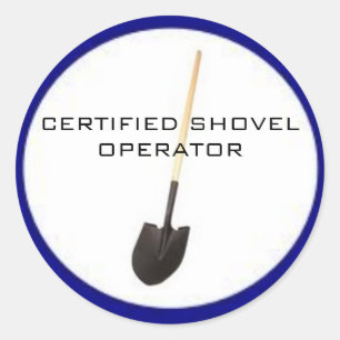 Etiqueta certificada do operador da pá