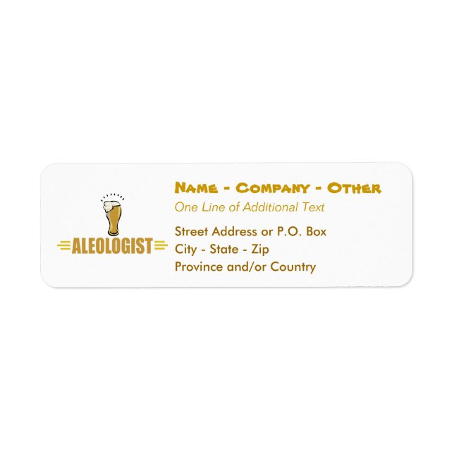 Etiqueta Cerveja Engraçada (Frente)