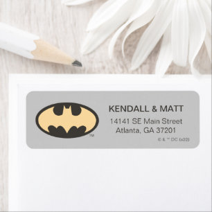 Etiqueta Chá de fraldas Batman Super Hero