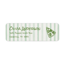 Chá de fraldas de entrega especial de pizza verde 