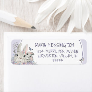 Etiqueta Chá de fraldas de Garota Púrpura da Madeira