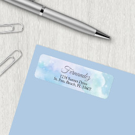 Etiqueta Chá de Noiva Nove Nuvens