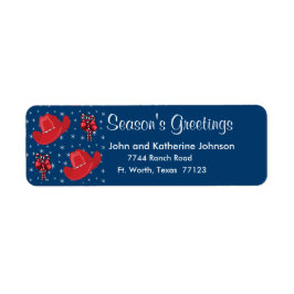 Etiqueta Chapéus De Cowboy E Canas Doces Do Natal Ocidental