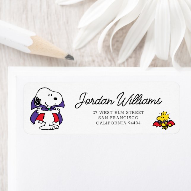 Etiqueta Charlie Brown e Gang Halloween (Insitu)