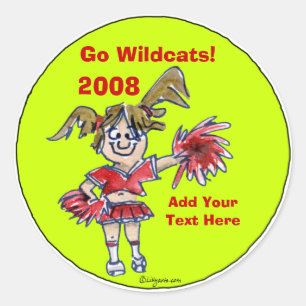 Etiqueta Cheerleading personalizada