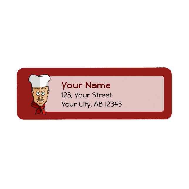 Etiqueta Chef (Frente)