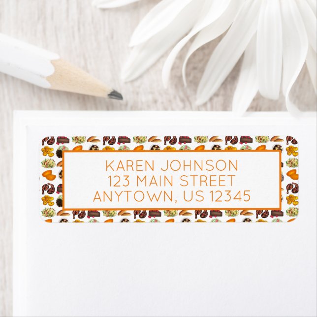 Etiqueta Chef de Restaurante de Caribe da cozinha do Comida (Insitu)