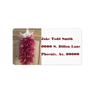 ETIQUETA CHILI PEPPER