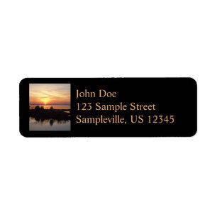 Etiqueta Chincoteague Sunset II Virgínia Landscape