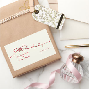 Etiqueta chinesa do casamento da felicidade