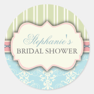 Etiqueta chique do favor do chá de panela do