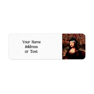 Etiqueta Chola Latina Mona Lisa