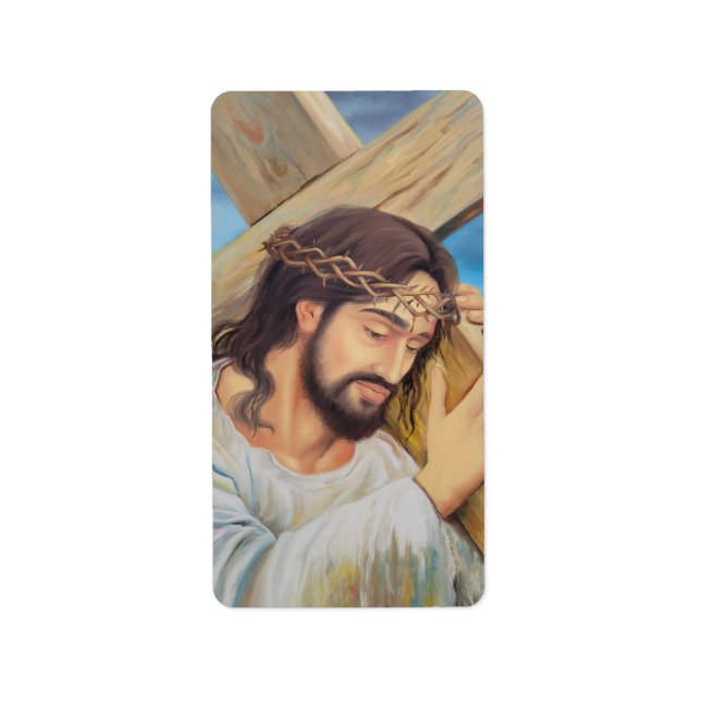 Etiqueta Christian Faith Jesus Cristo (Frente)