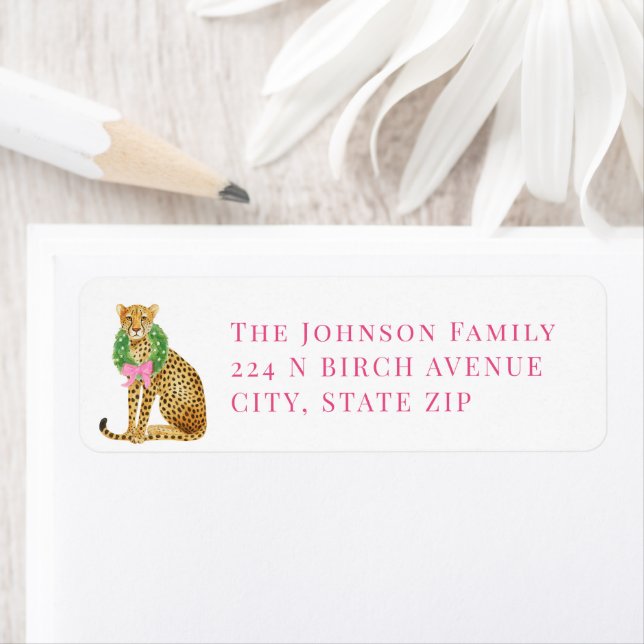 Etiqueta Christmas Leopard (Insitu)