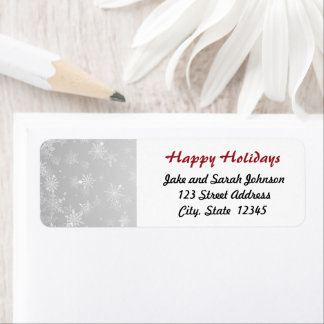 Etiqueta Christmas Snowflake