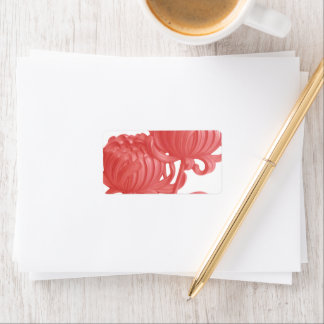 Etiqueta Chrysanthemum Rosa