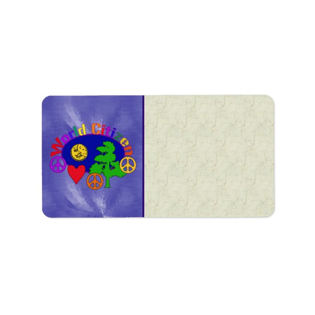 Etiqueta Cidadão do Mundo (Frente)