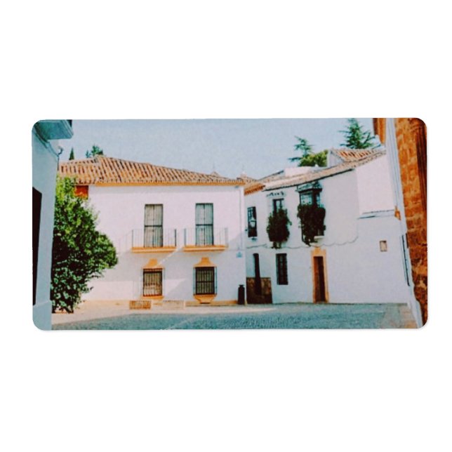 Etiqueta Cidade histórica de Ronda (Frente)